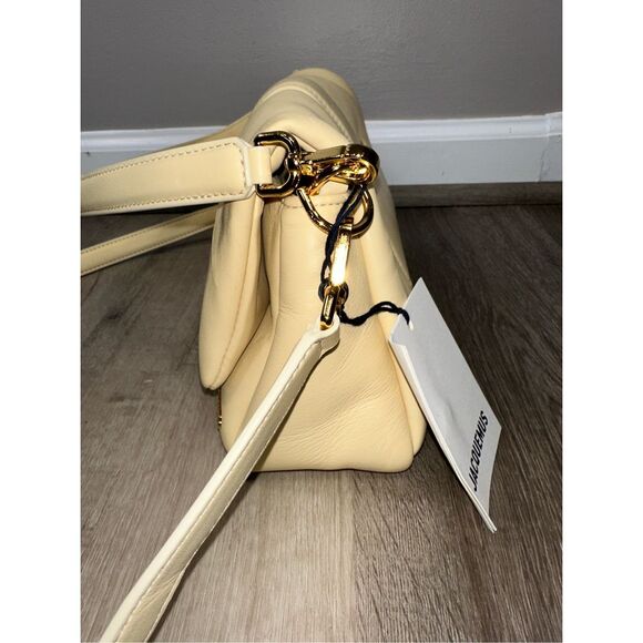 Jacquemus Le Bambimou Padded Leather Shoulder Bag - Ivory $1195 - Picture 11 of 15